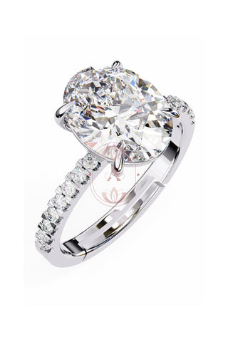 Cureda moissanite ring