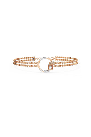 Rose Gold Double Layered  Bracelet