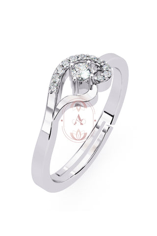 Heart Halo Ring