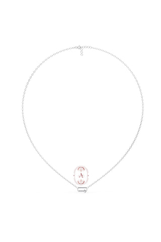 Messika silver necklace